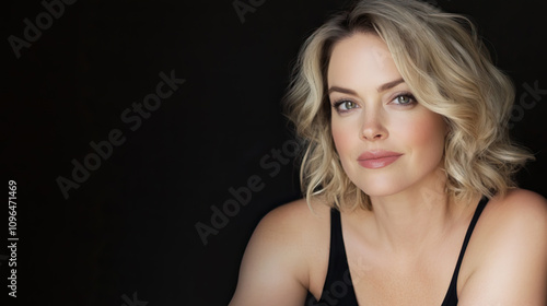 Wallpaper Mural Portrait of a cool blonde, beautiful woman Torontodigital.ca