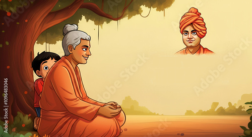 A peaceful depiction of Swa...