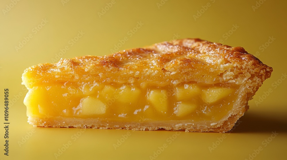 A Slice of Golden Apple Pie: A Delicious and Scrumptious Dessert A Slice of Golden Apple Pie: A Delicious and Scrumptious Dessert
