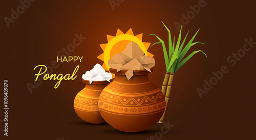 A radiant Pongal pot design...