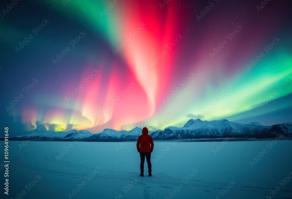 Obraz premium Chasing the Northern Lights