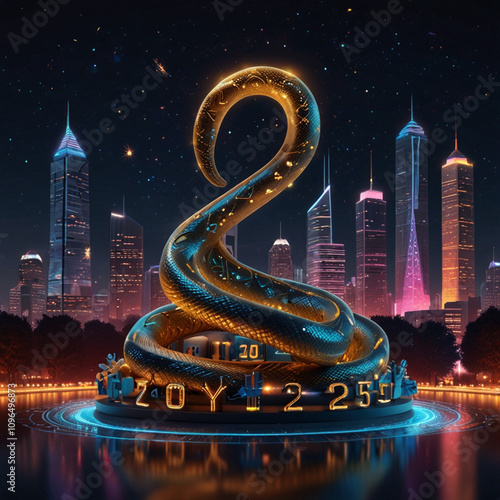 shanghai skyline at night