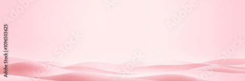 Abstract studio room with a generative AI beautiful gradient scene landscape, featuring a light pink color horizontal wallpaper and geometric background, background, abstract, light pink