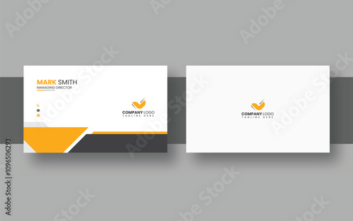 Modern and Creative visiting card design, Professional Business card template, corporate, vector, elegent business card