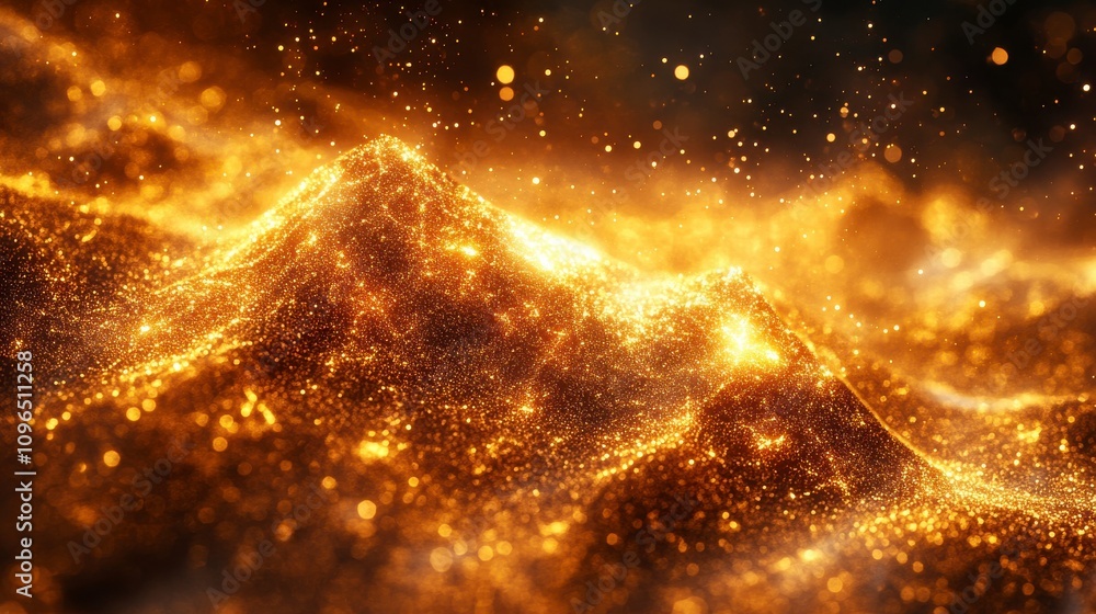 Golden Glitter Mountains Golden Glitter Mountains