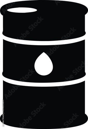 Black oil barrel