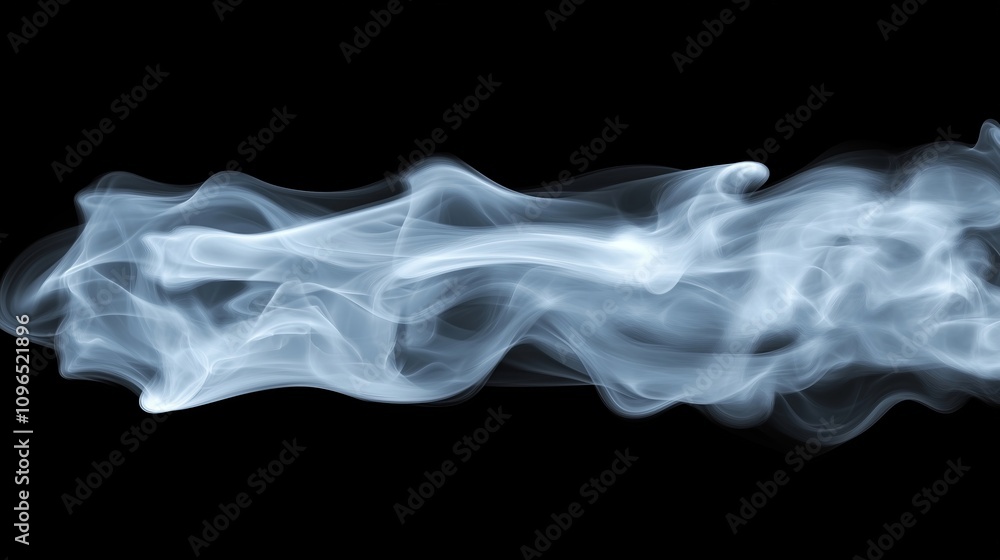A serene abstract visualization of soft white smoke swirling gently on a black background, creating a minimalist yet elegant and tranquil aesthetic with fluid motion A serene abstract visualization of soft white smoke swirling gently on a black background, creating a minimalist yet elegant and tranquil aesthetic with fluid motion