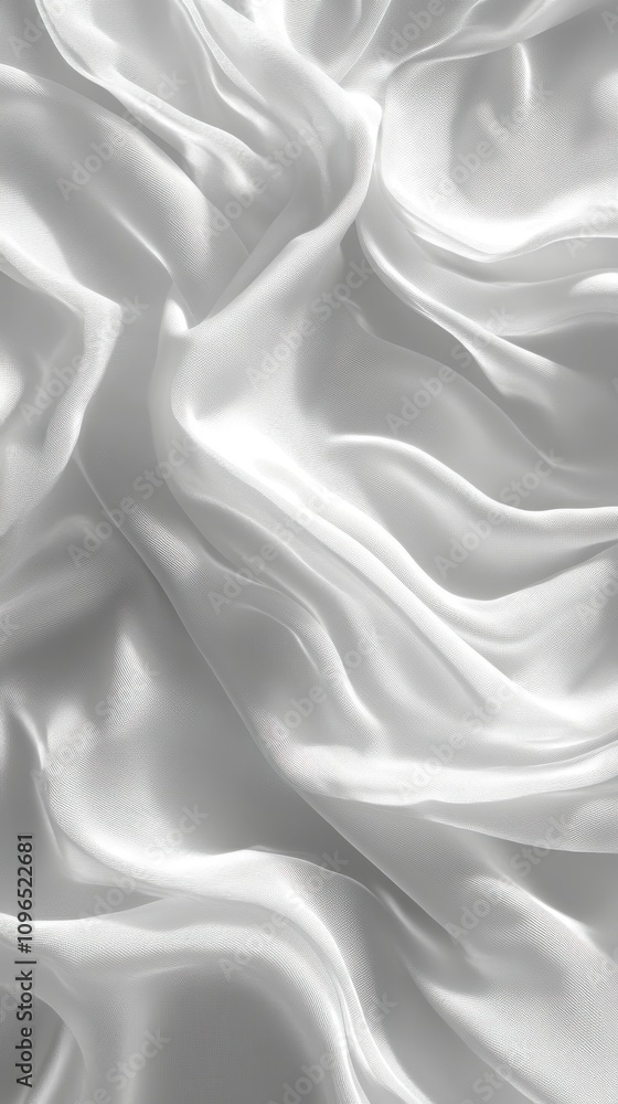 Fototapeta premium Elegant White Fabric Texture