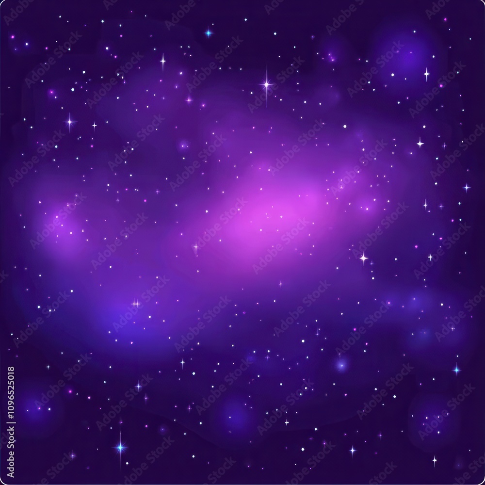 Purple Starry Night Sky Purple Starry Night Sky