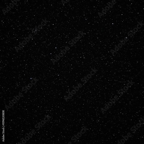 Celestial map with numerous small white dots representing stars in the vast expanse of space, glow, celestial map, night sky, dot pattern