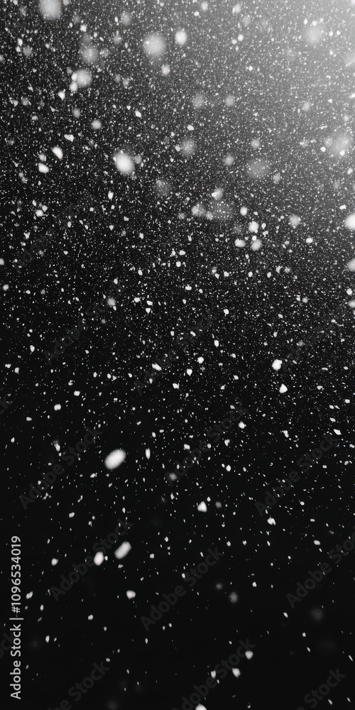 Falling Snow on a Dark Night Falling Snow on a Dark Night