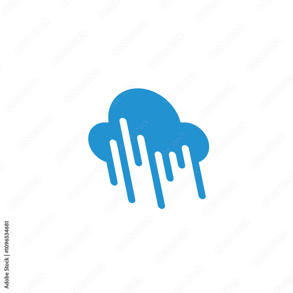 Creative cloud tech logo design Creative cloud tech logo design
