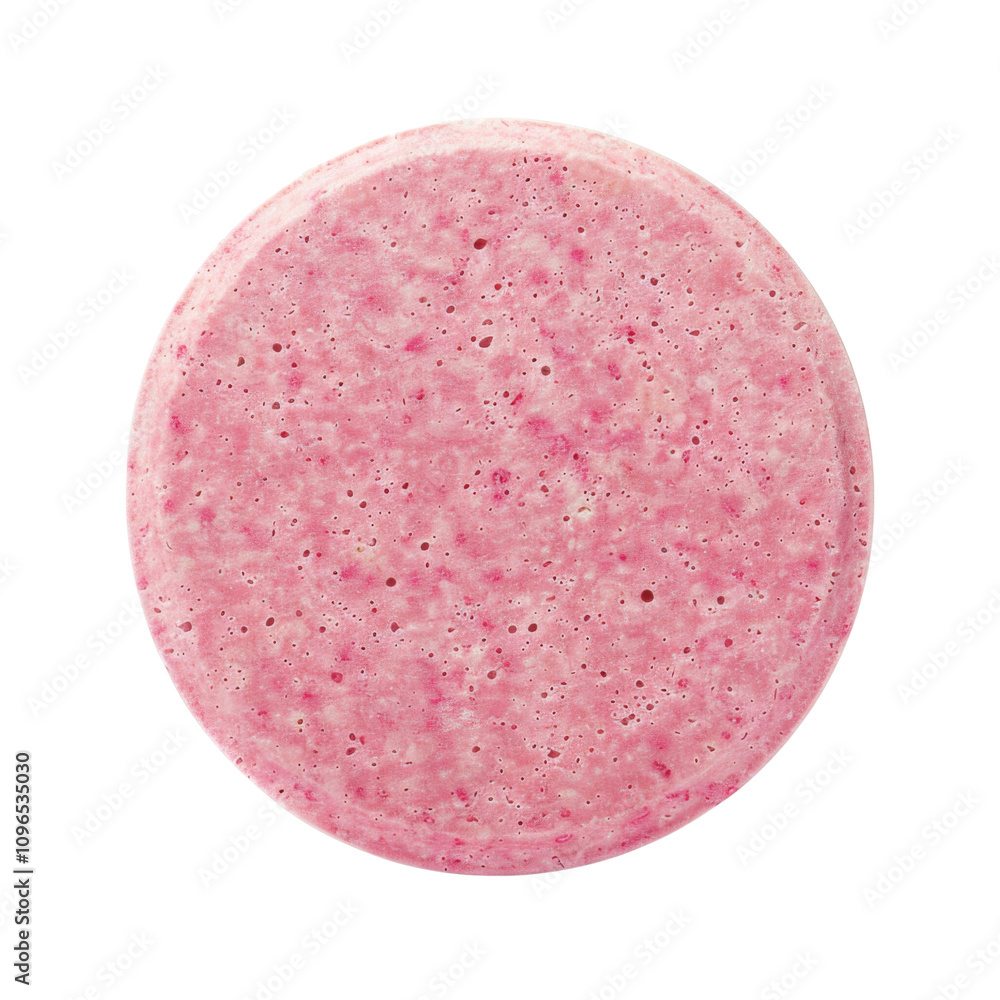 Pink round tablet isolated on transparent or white background Pink round tablet isolated on transparent or white background