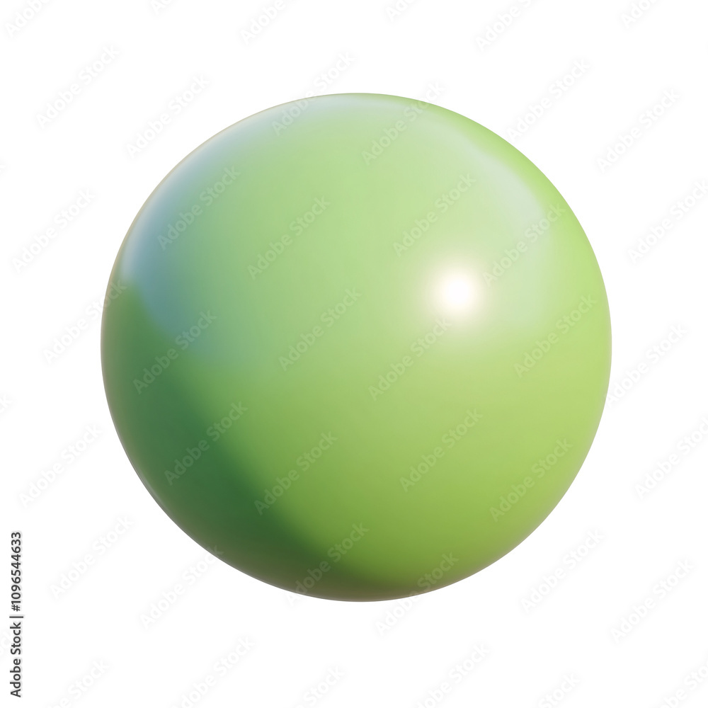Obraz premium ball sphere 3D rendering ball on white and transparent background.