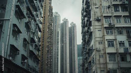 Wallpaper Mural A high-rise cityscape showcasing the bustling financial district, representing growth, ambition, Torontodigital.ca