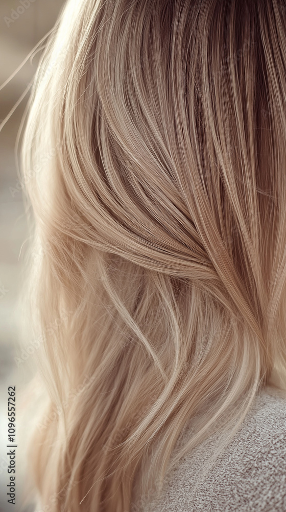 hair of a woman, blonde woman from behind, hair model, hair texture hair of a woman, blonde woman from behind, hair model, hair texture