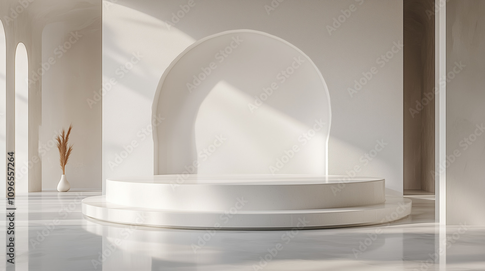 Futuristic Minimalist Interior with Modern Lighting Design Futuristic Minimalist Interior with Modern Lighting Design