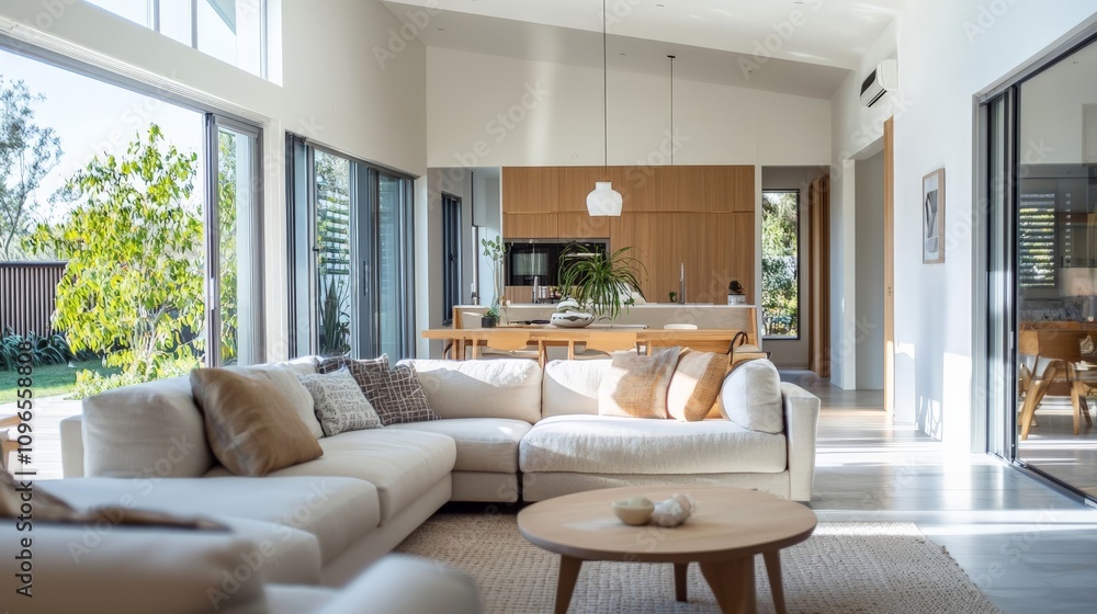 Bright interior photography capturing modern furniture and natural light Bright interior photography capturing modern furniture and natural light