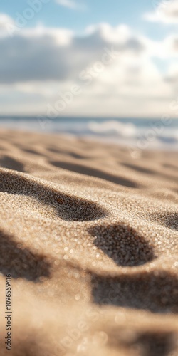 Golden Beach Sand Texture