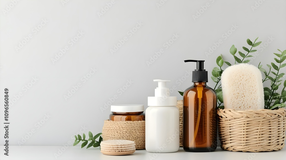 Natural Skincare Product Bottles Natural Skincare Product Bottles