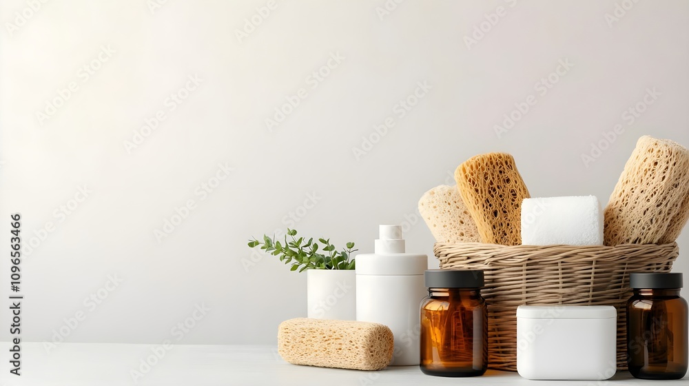 Spa Bathroom Essentials Still Life Spa Bathroom Essentials Still Life