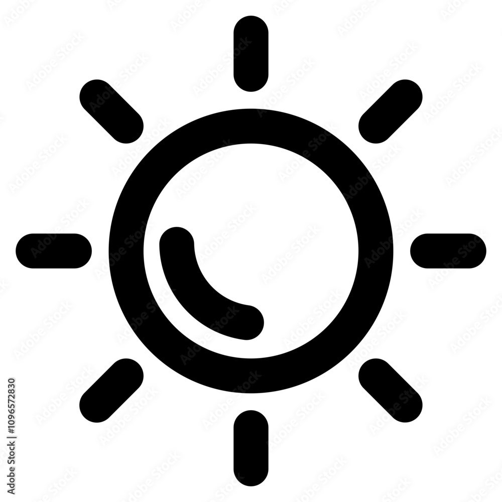 sun icon element for design sun icon element for design