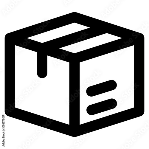 parcel icon element for design