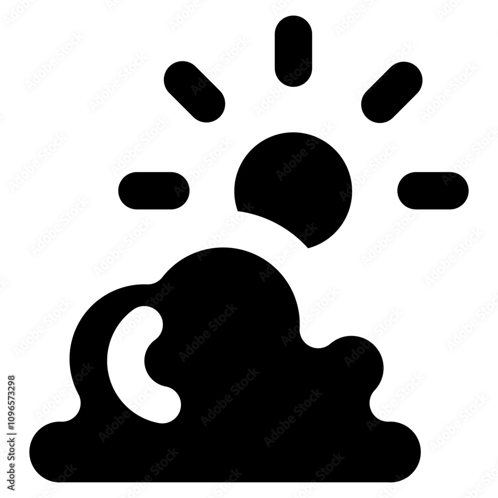 sunny weather icon element for design sunny weather icon element for design