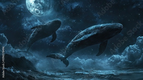 telepathic moon whales photo