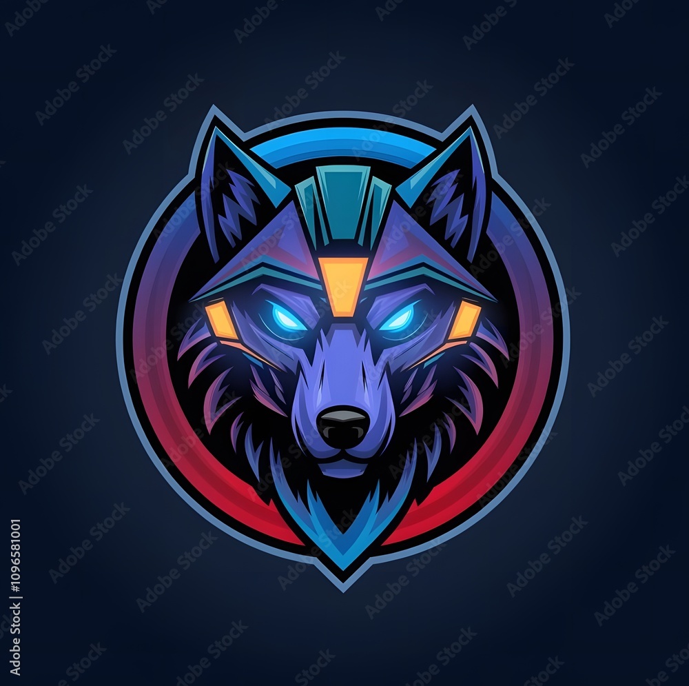 Colorful Wolf Logo Colorful Wolf Logo