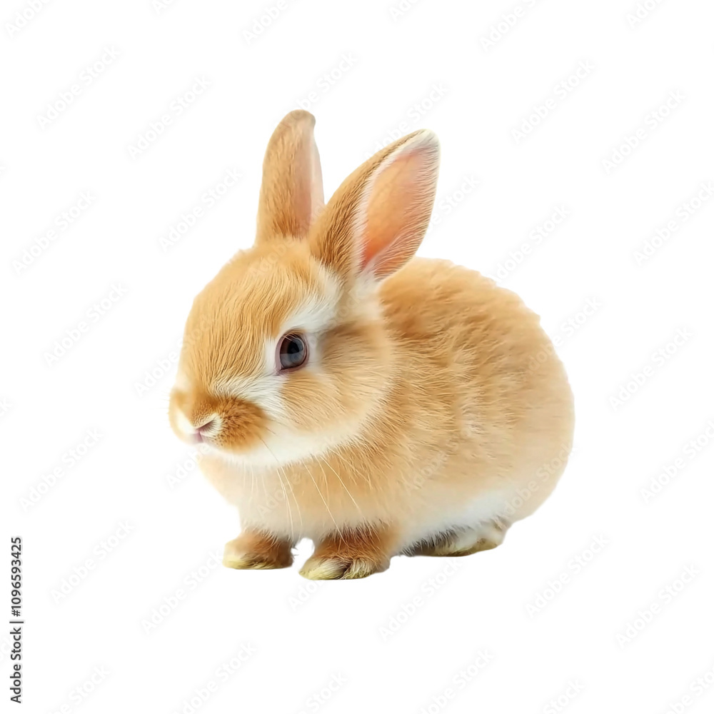 Obraz premium rabbit isolated on transparent background