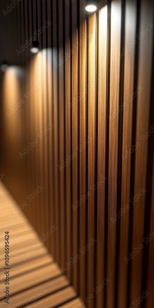 Fototapeta premium Elegant Wooden Wall Design