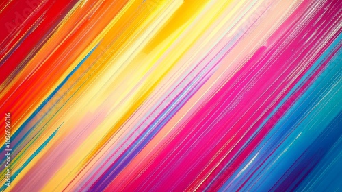 gradient stripes on a bright abstract background.