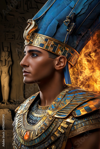 Illustration brings to life the grandeur of Egypt's royal heritage.