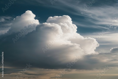 Mystical White Clouds in a Dreamlike Sky