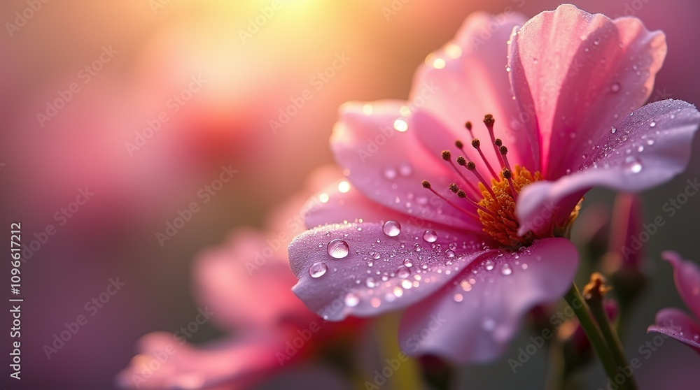 Incredibly detailed micro close-up of dew-covered leaves, showing the intricate veins and textures of the foliage. The background features soft bokeh, mimicking a serene, natural setting with blurred Incredibly detailed micro close-up of dew-covered leaves, showing the intricate veins and textures of the foliage. The background features soft bokeh, mimicking a serene, natural setting with blurred