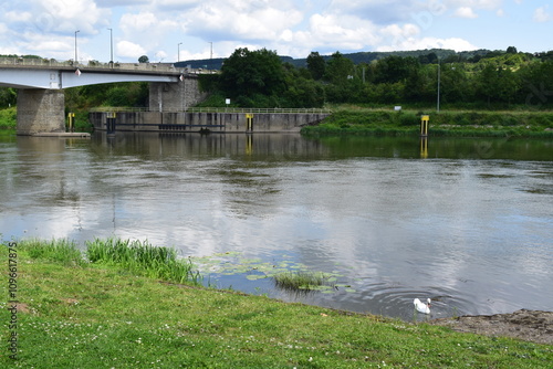 cross border bridge Schengen - Perl, Luxembourg to Germany photo