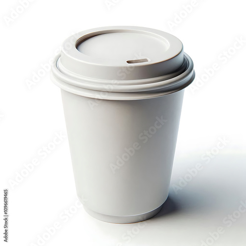 Becher blanko Mockup Kaffee Café unterwegs Vorlage weiß zur Gestaltung auf hellem Hintergrund Frühstück Büro Start in den Tag, Heißgetränk Getänkeverpackung Deckel umweltschutz, recyceln