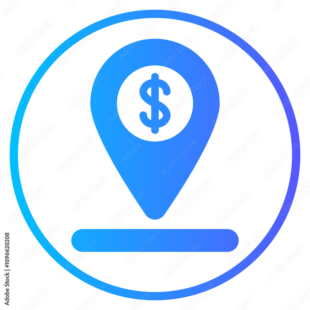 location gradient icon location gradient icon