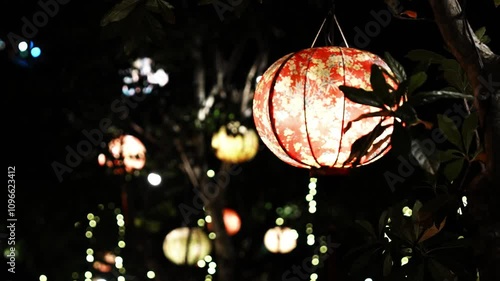Brightly Glowing Lanterns of Hoi An, Vietnam at Night