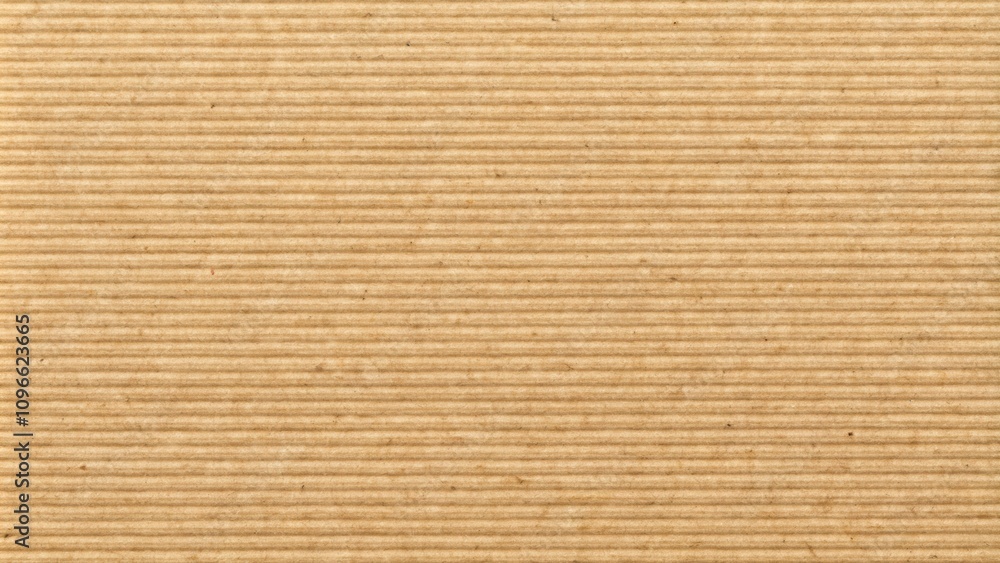 Close-up of the Detailed Texture of Corrugated Cardboard, with its Parallel Ridges and Natural Brown Hues Close-up of the Detailed Texture of Corrugated Cardboard, with its Parallel Ridges and Natural Brown Hues