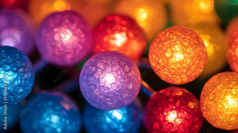 Macro shot of bright plastic pellets, their smooth surfaces illuminated softly, with light reflecting off each pellet to create delicate, intricate patterns of vibrant color. Macro shot of bright plastic pellets, their smooth surfaces illuminated softly, with light reflecting off each pellet to create delicate, intricate patterns of vibrant color.