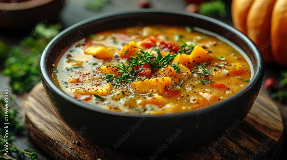 Autumnal Vegetable Soup: A Cozy and Flavorful Dish Autumnal Vegetable Soup: A Cozy and Flavorful Dish