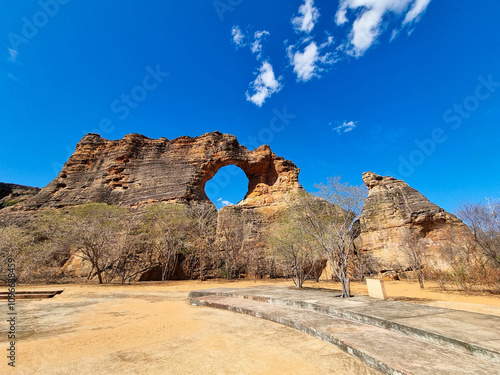 Pedra Furada, rock formation in Serra da Capivara, Piauí
