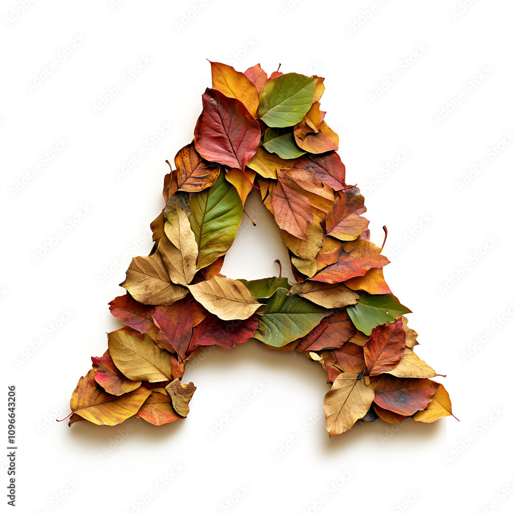 Autumn leaves forming typography logo a nature setting graphic design vibrant colors aesthetic view artistic concept Autumn leaves forming typography logo a nature setting graphic design vibrant colors aesthetic view artistic concept