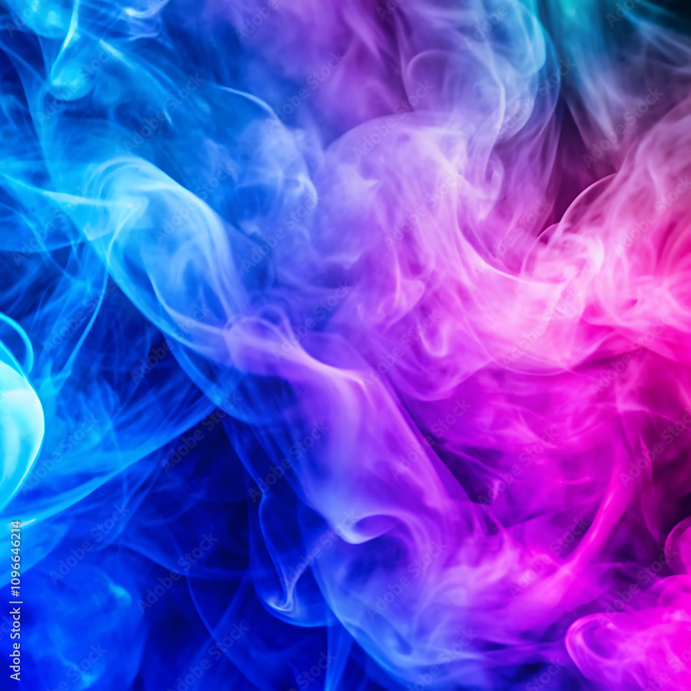 Purple neon smoke on background Purple neon smoke on background