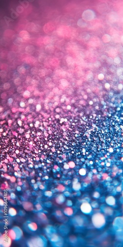 Mesmerizing Pink and Blue Glitter Bokeh Background. A stunning display of sparkling colors and textures. Perfect for wallpapers, social media, and more. An exquisite and vibrant graphic resource.