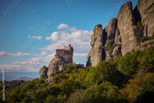 Saint Nicholas Anapafsas Monastery in Meteora, Greece