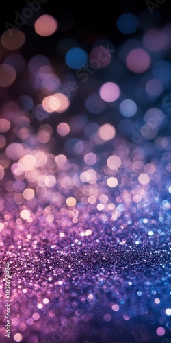 Stunning Bokeh Backgrounds: Purple and Blue Light Circles