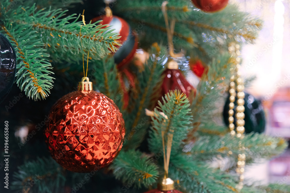 Christmas tree and Christmas decorations Christmas tree and Christmas decorations